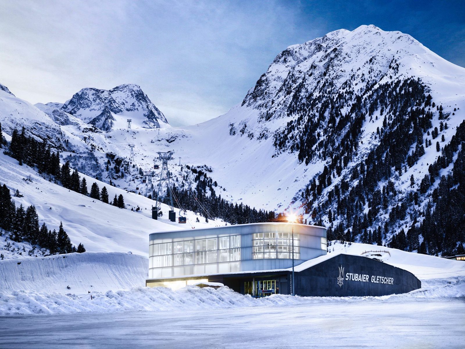 Talstation am Stubaier Gletscher